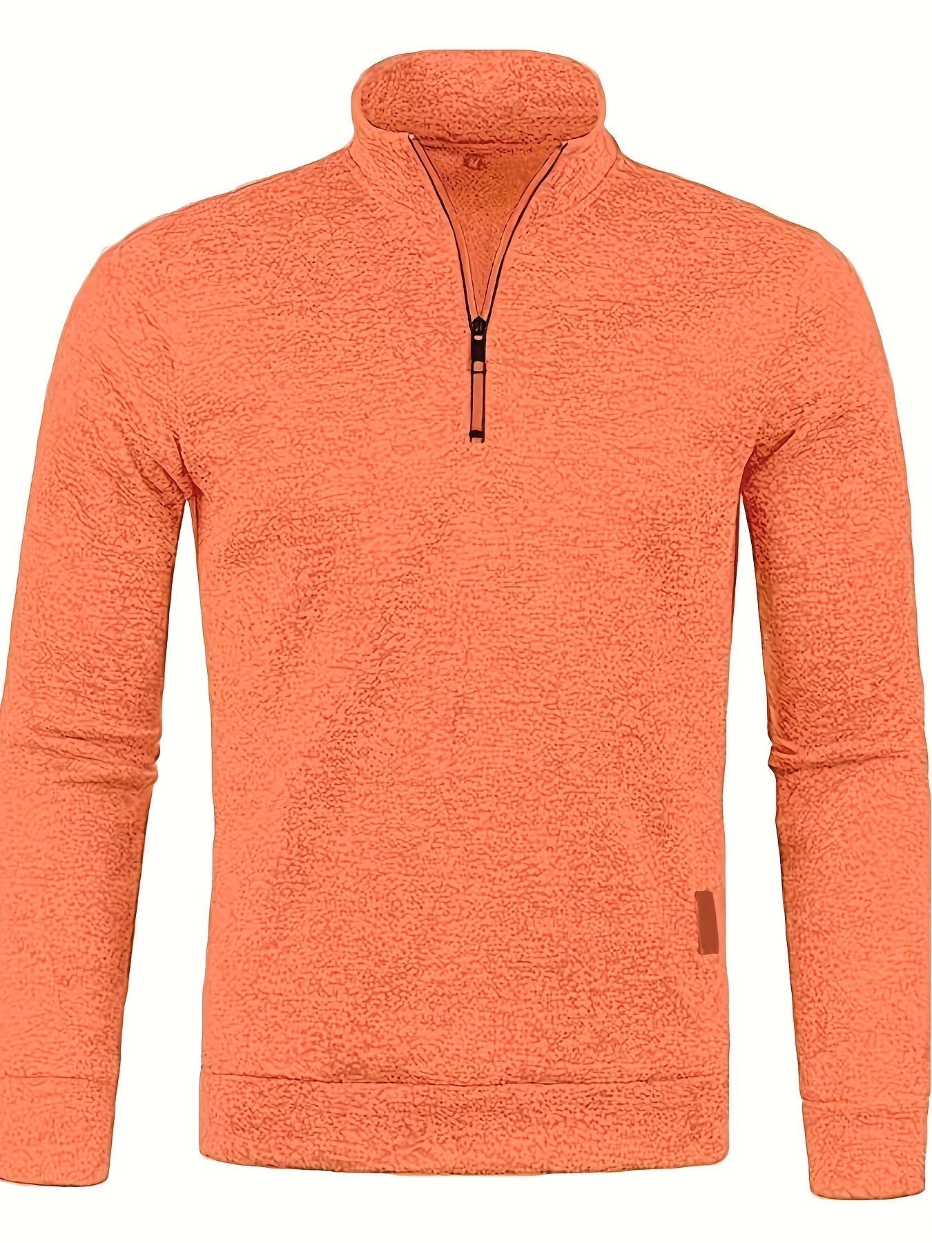 Herren Pullover Warm Reißverschluss Winter