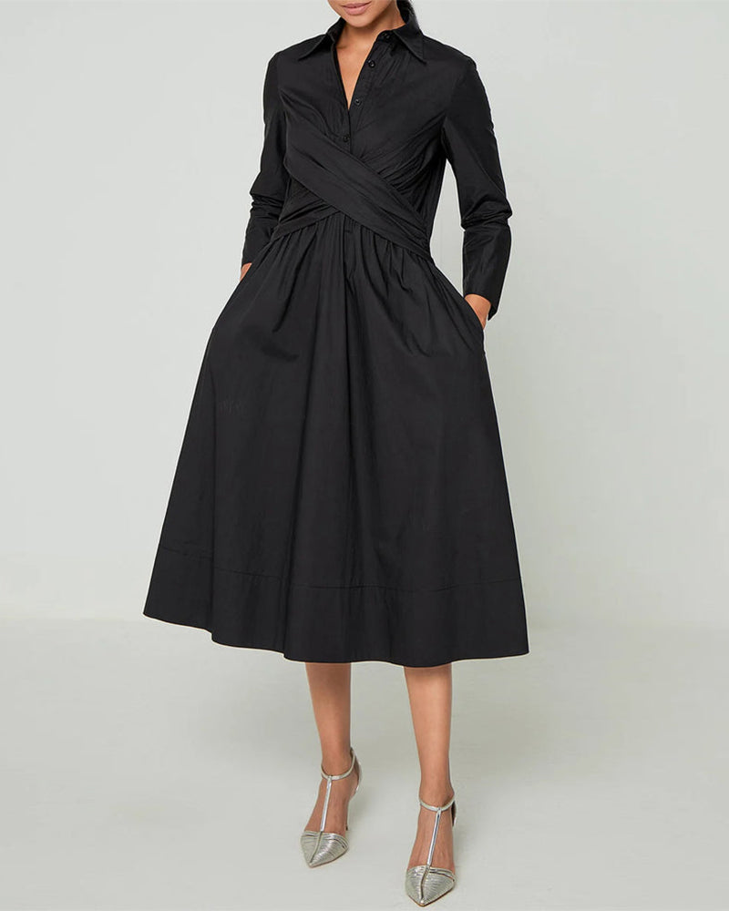 Stylisches Damenkleid mit Taschen