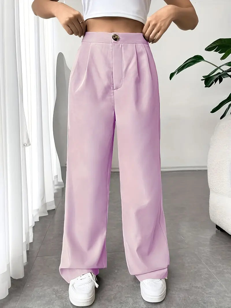 Lily - Damen Hose Elegant Weitbein Stil