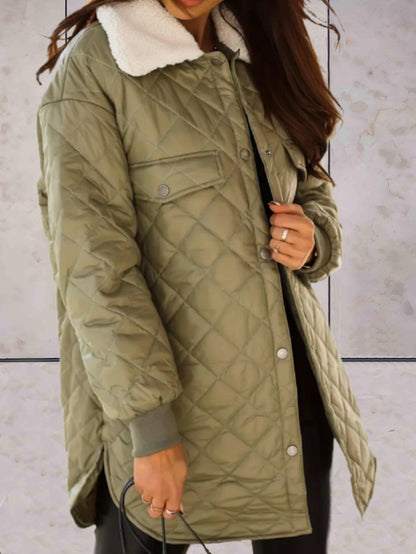 Übergroße Winterjacke Damen Warm