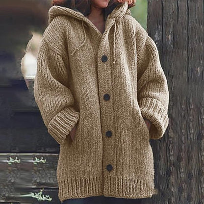 Lange Winterjacke Mit Kapuze