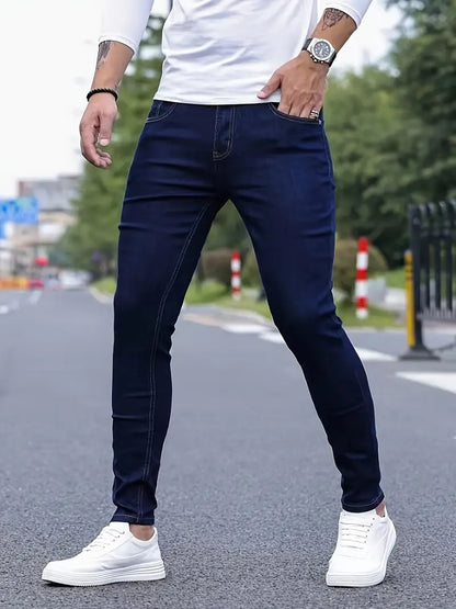 Cooler Frühling Jeans Trendy Männerhose