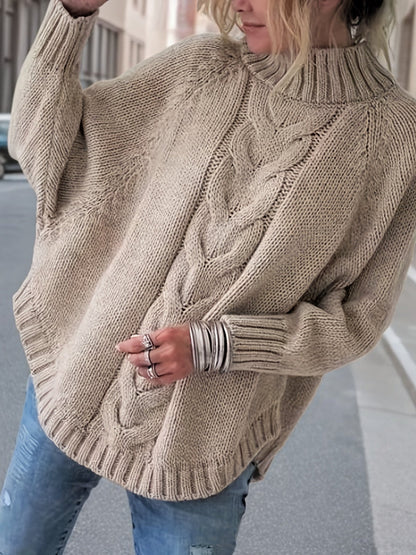Bequemer Grobstrick Pullover Gemütlich