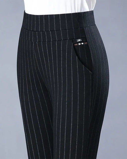 Damenhose Hochwertig Hohe Taille Mit Taschen