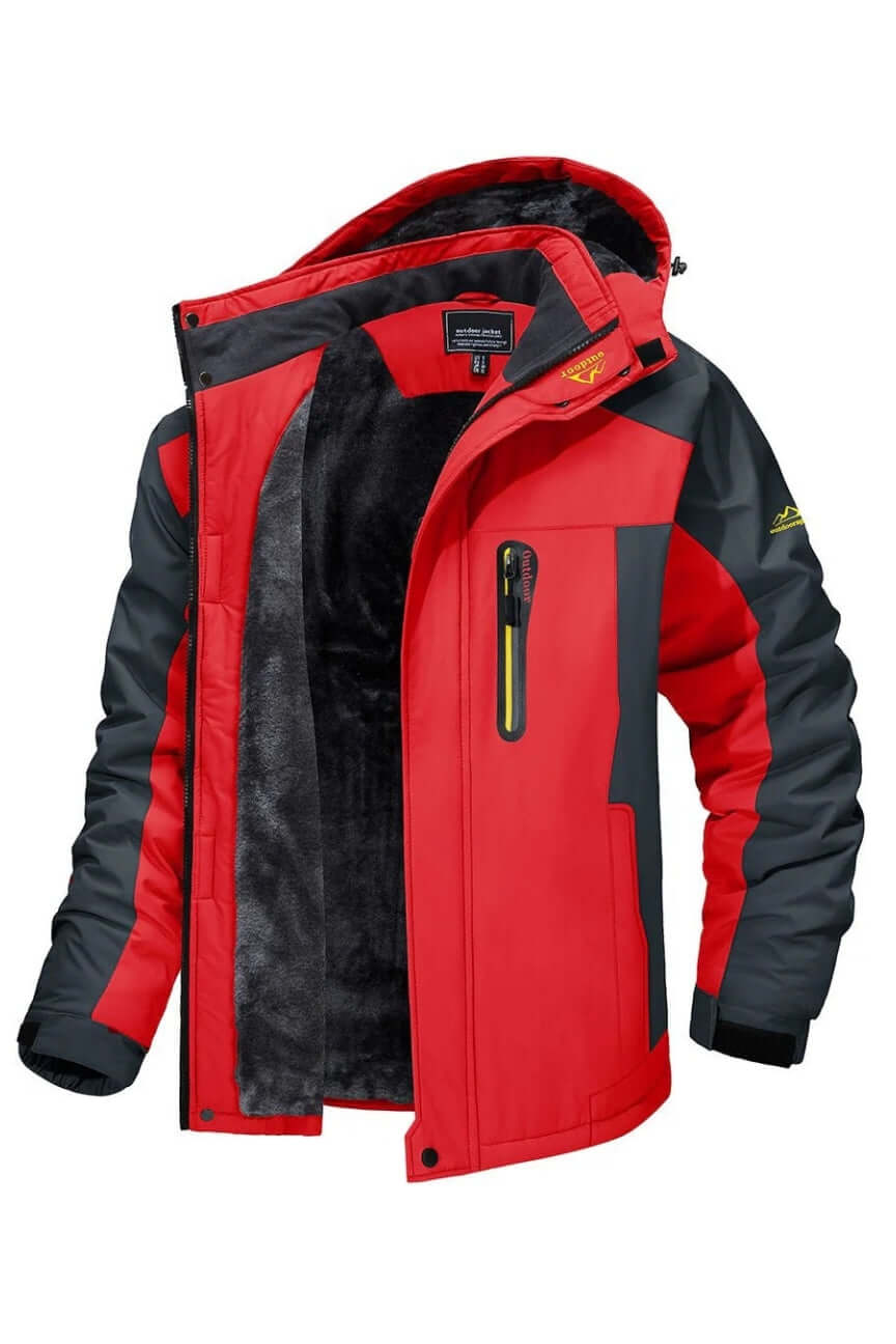 Wasserdichte Winterjacke Herren Fleece Isolierung