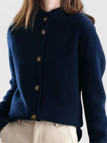 Strickcardigan Damen Modern Knöpfe