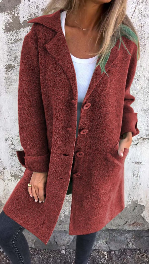 Stilvolle Damenjacke Button Down