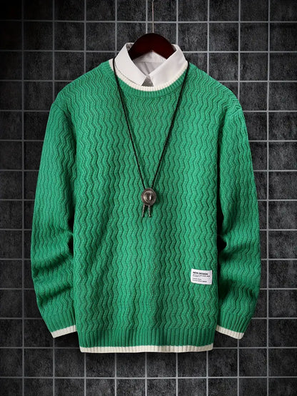 Lässiger Herren Pullover Relaxed Fit