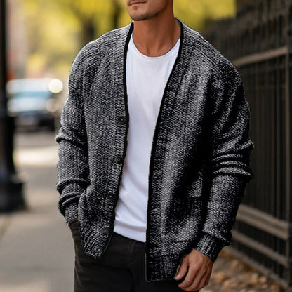 CALVIN - Eleganter Herren Wollpullover Italienisch Modern