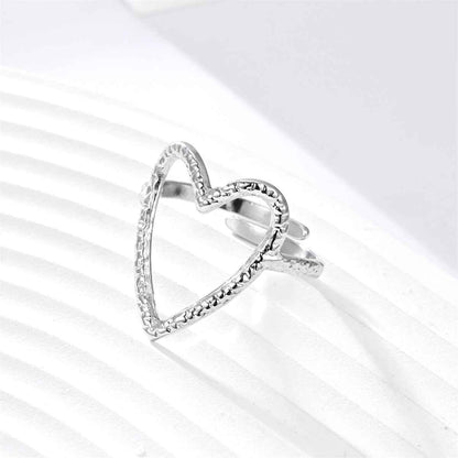 Herzring Schmuck Gold Silber Elegant