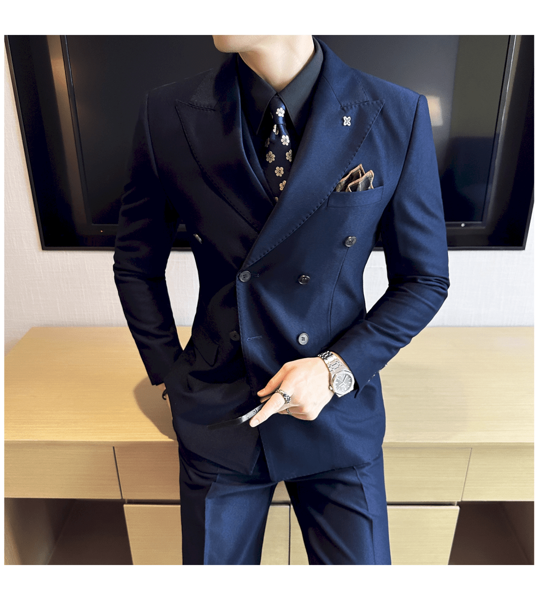 Herren Anzug Elegant Büro