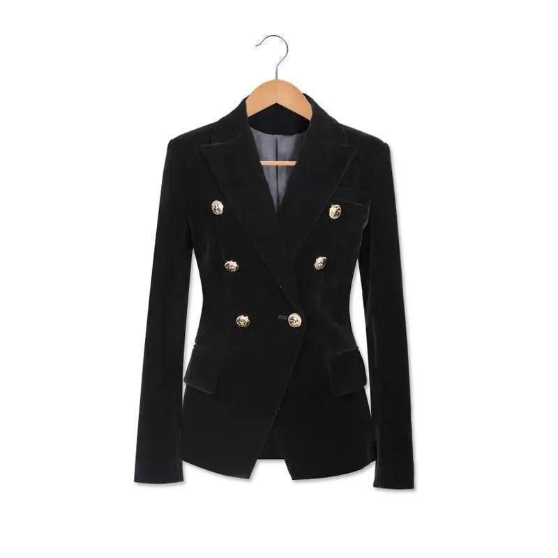 Stilvoller Samt Blazer Damen Elegantes Design