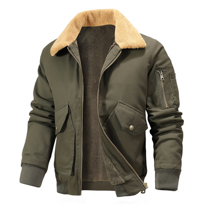 Stylische Sherpa Jacke Modern Damenschwarz