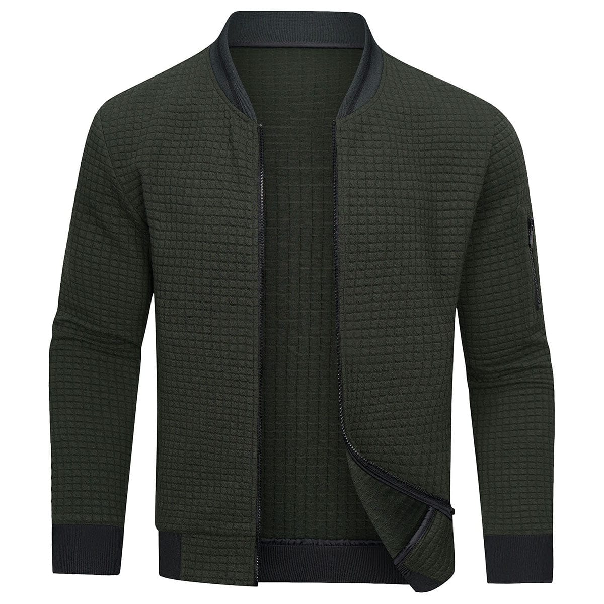 Herren Steppjacke Bomber Modern Reißverschluss