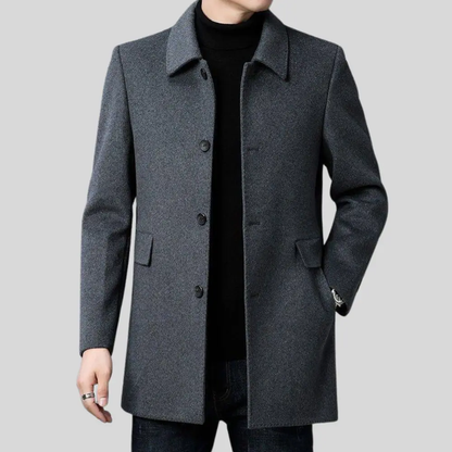 Stylischer Einreiher Mantel Damen