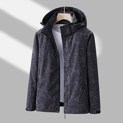Damen Windbreaker Kapuzenjacke Waterproof