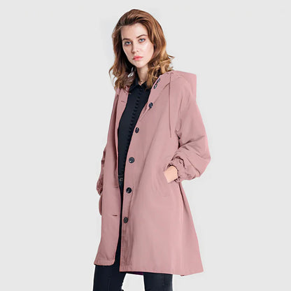 Wasserdichte Outdoor-Jacke mit Kapuze