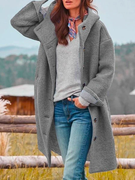 Warmes Winterkleid Gemütlich Damenjacke