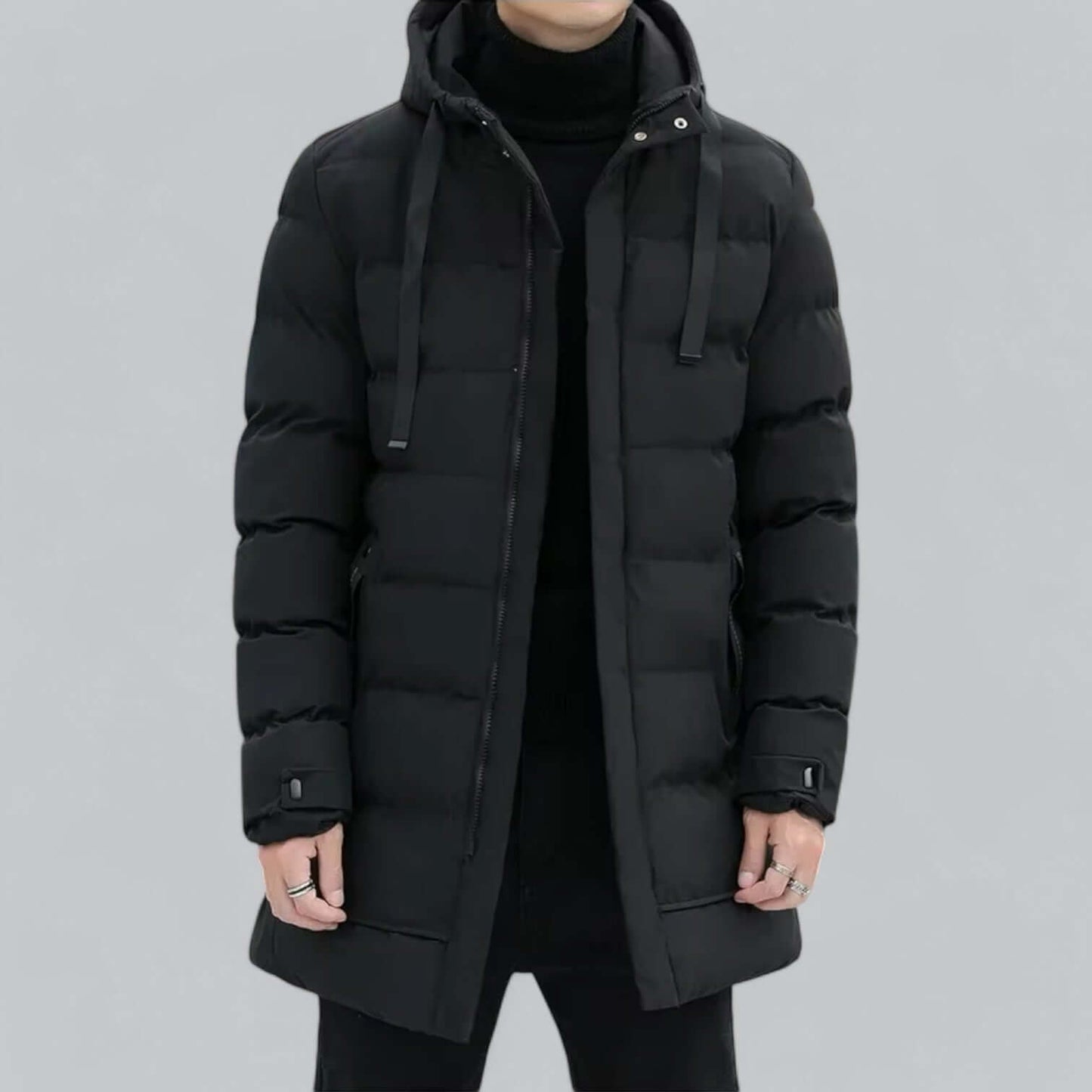 Warme Winterparka Langjacke Damen