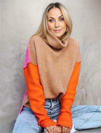 Bequemer Rollkragenpullover Modern Style