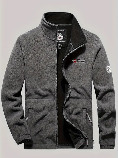 Herren Fleecejacke Lässig Outdoor
