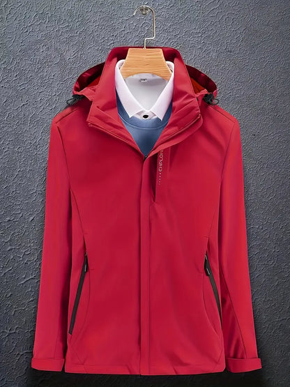 Damen Winterjacke Winddicht Warm Kapuze