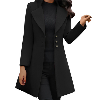 Eleganter Winterüberrock Damen Mantel
