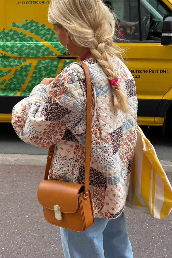 Praktische Baumwolljacke Große Taschen