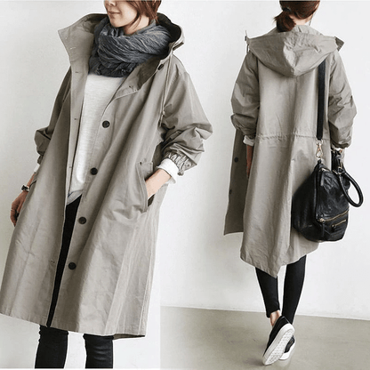 Damen Windbreaker Wasserdicht Praktisch