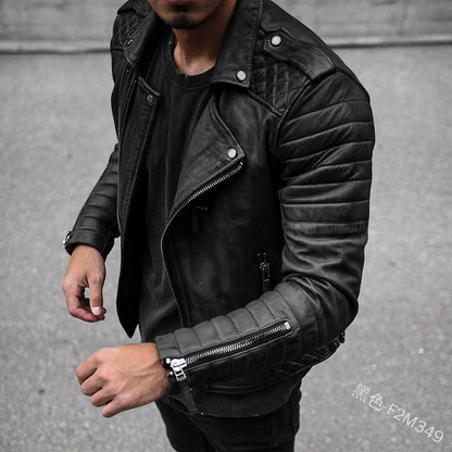 Elegante Lederjacke Taylor Style