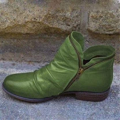 Lederstiefel Damen Hoch Reißverschluss