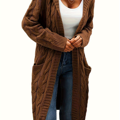 Kapuzenjacke Damen Lang Elegant