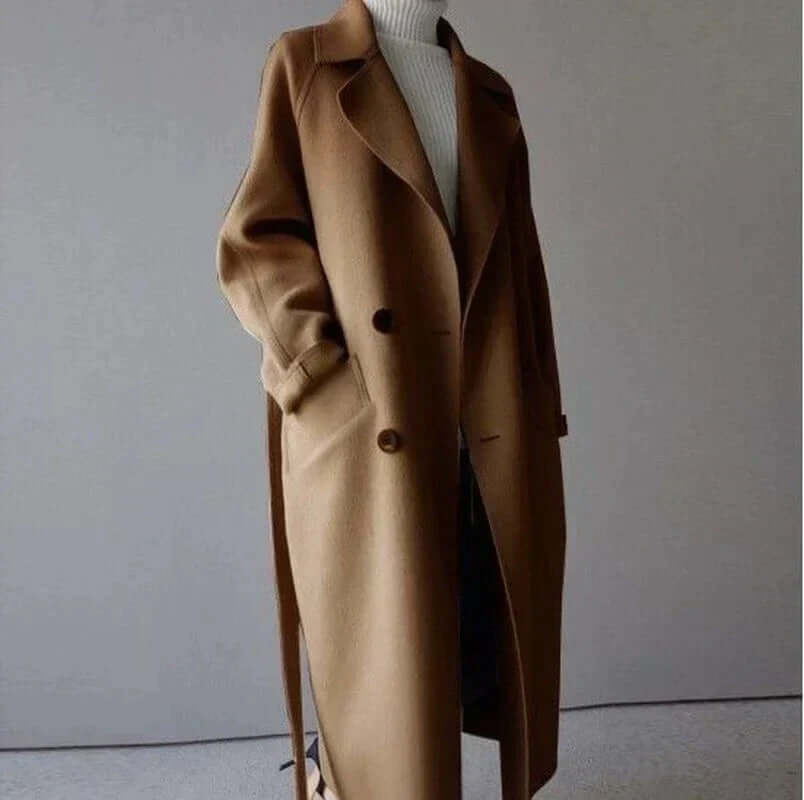 Damen Oversized Wintermantel Elegant
