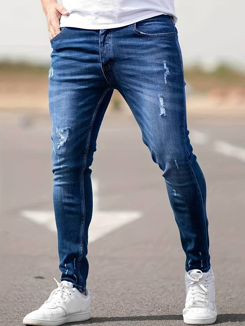 Rippen-Jeans für Männer Trendy Style
