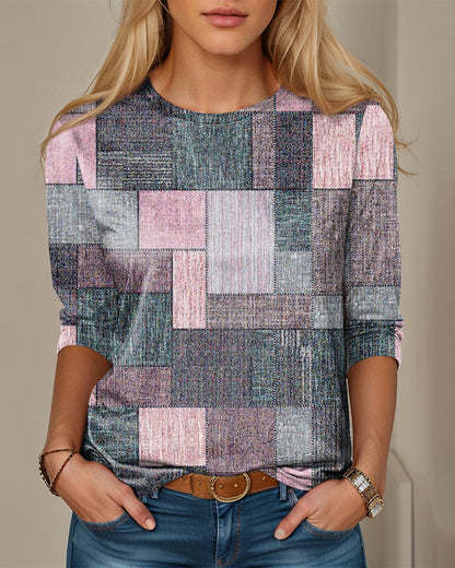 Farbenfrohes Langarmshirt Modern