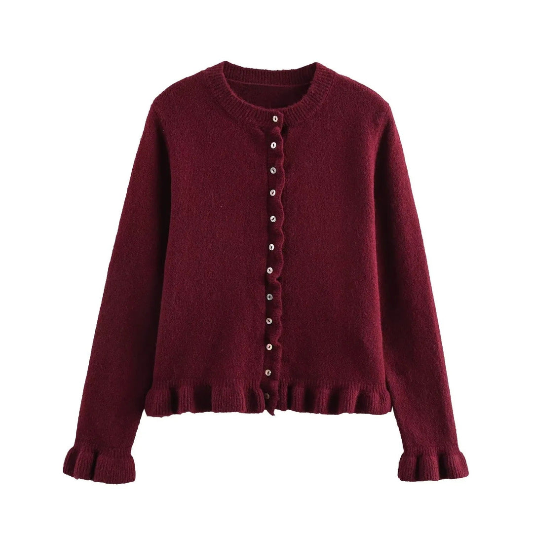 Damen Cardigan Schick Knöpfe
