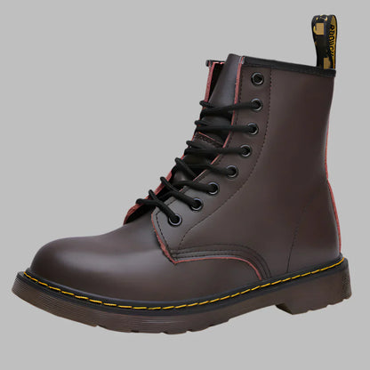 Elegante Damen Stiefel Schnürsenkel Chic