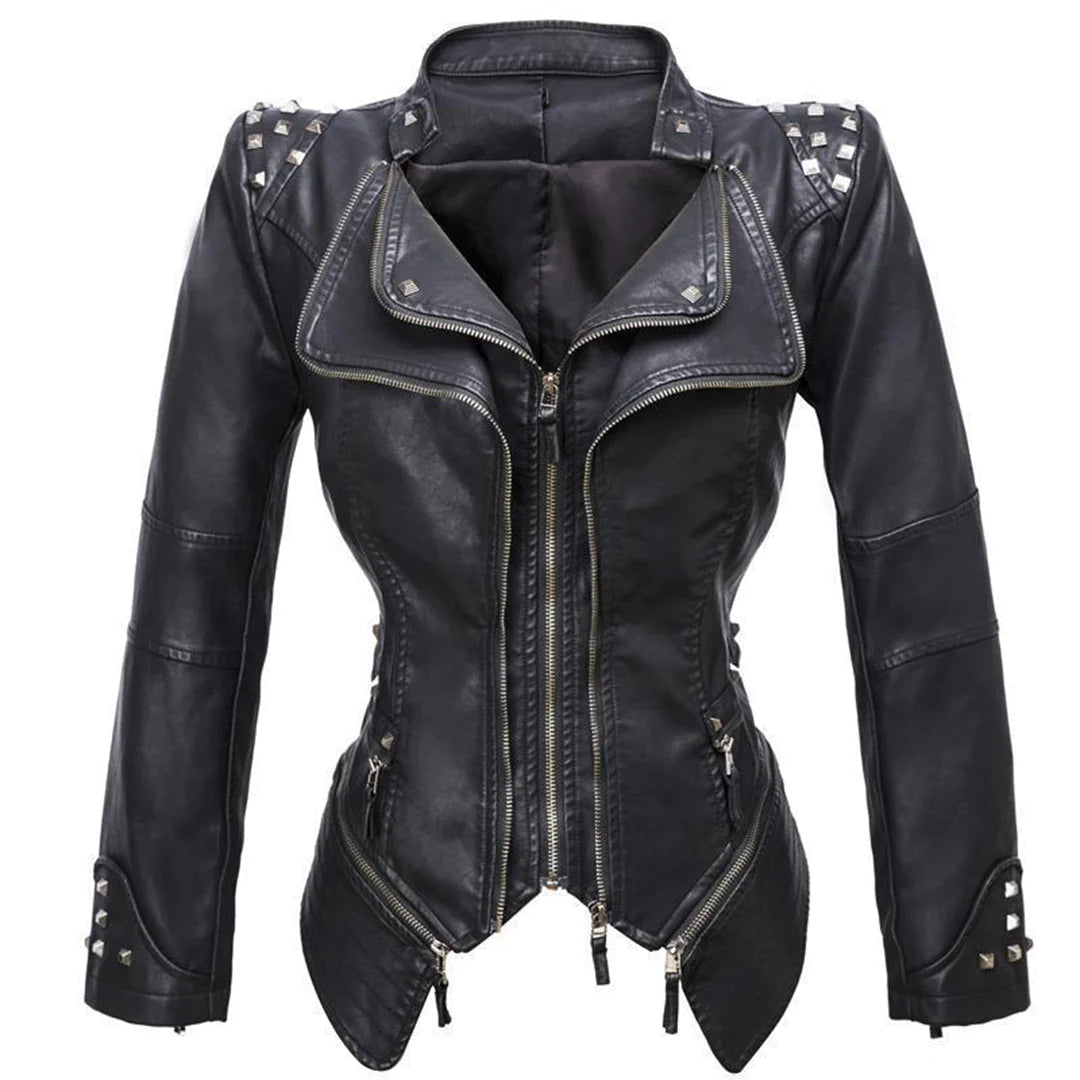 Schmale Frauenjacke Elegantes Design - IdealeKleiden