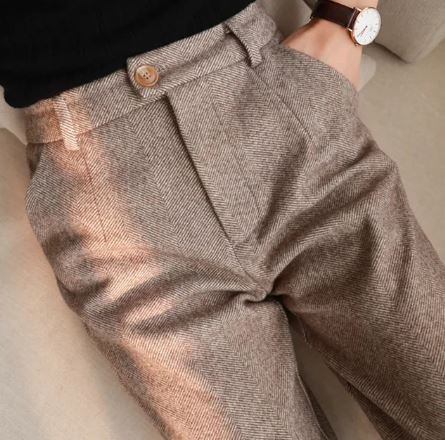Warmes Wollkleid Winterhose Frauen