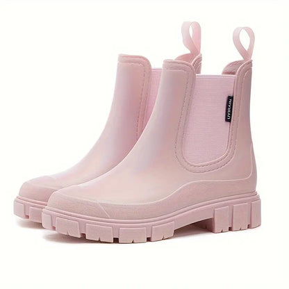 Damen Chelsea Stiefel Wasserdicht Elegant