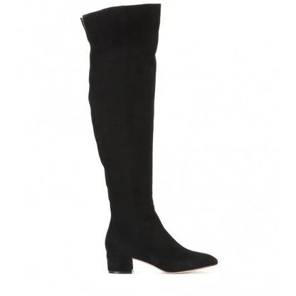 Damen Stiefel Quadratischer Absatz Chic