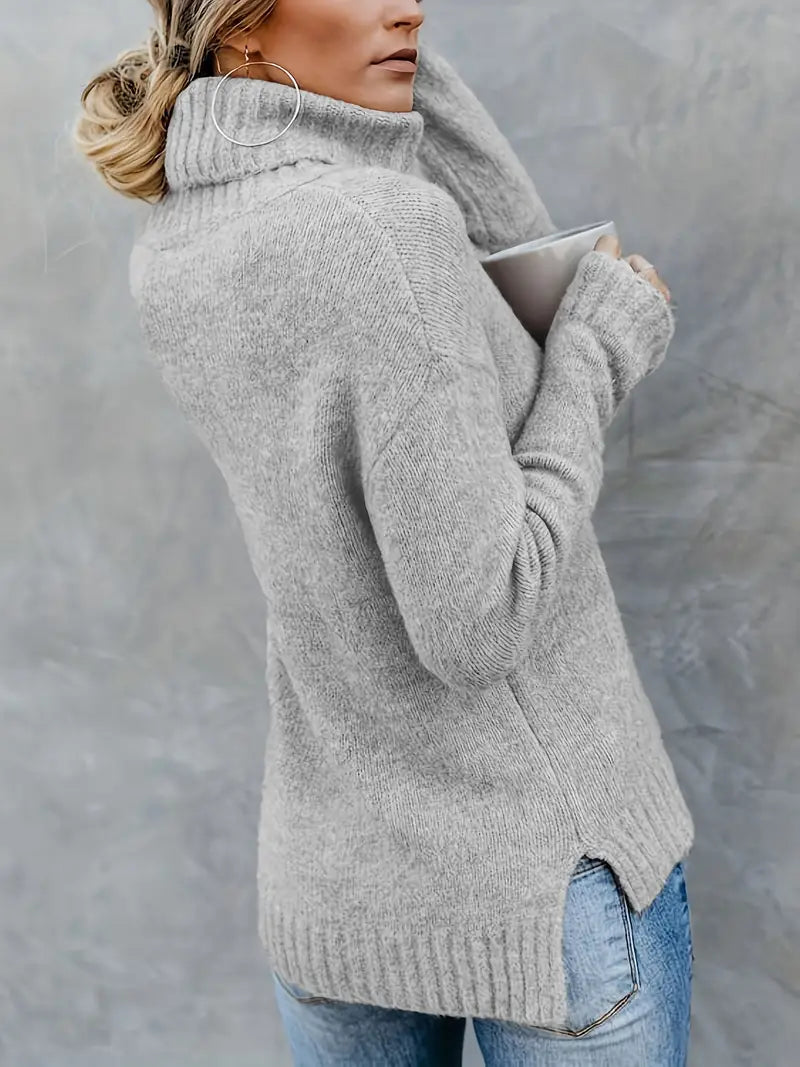 Weiche Pullover mit Rollkragen - IdealeKleiden