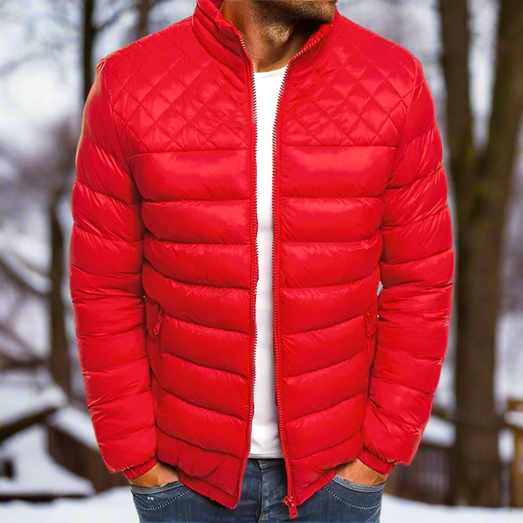 Winterjacke Damen Reißverschluss Hüftlang