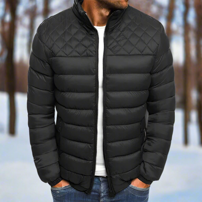 Winterjacke Damen Reißverschluss Hüftlang - IdealeKleiden