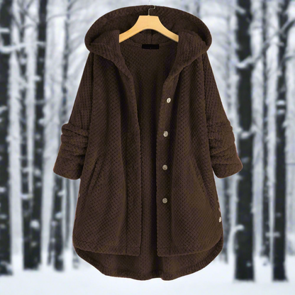 Komfortabler Bademantel Fleece Lang