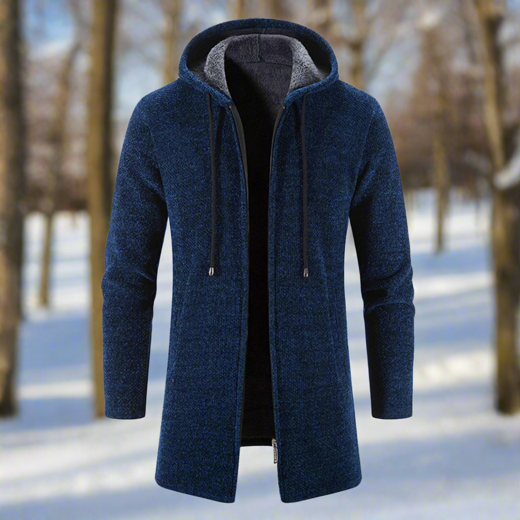 Winterjacke Mittellang Kapuze Warm Isoliert