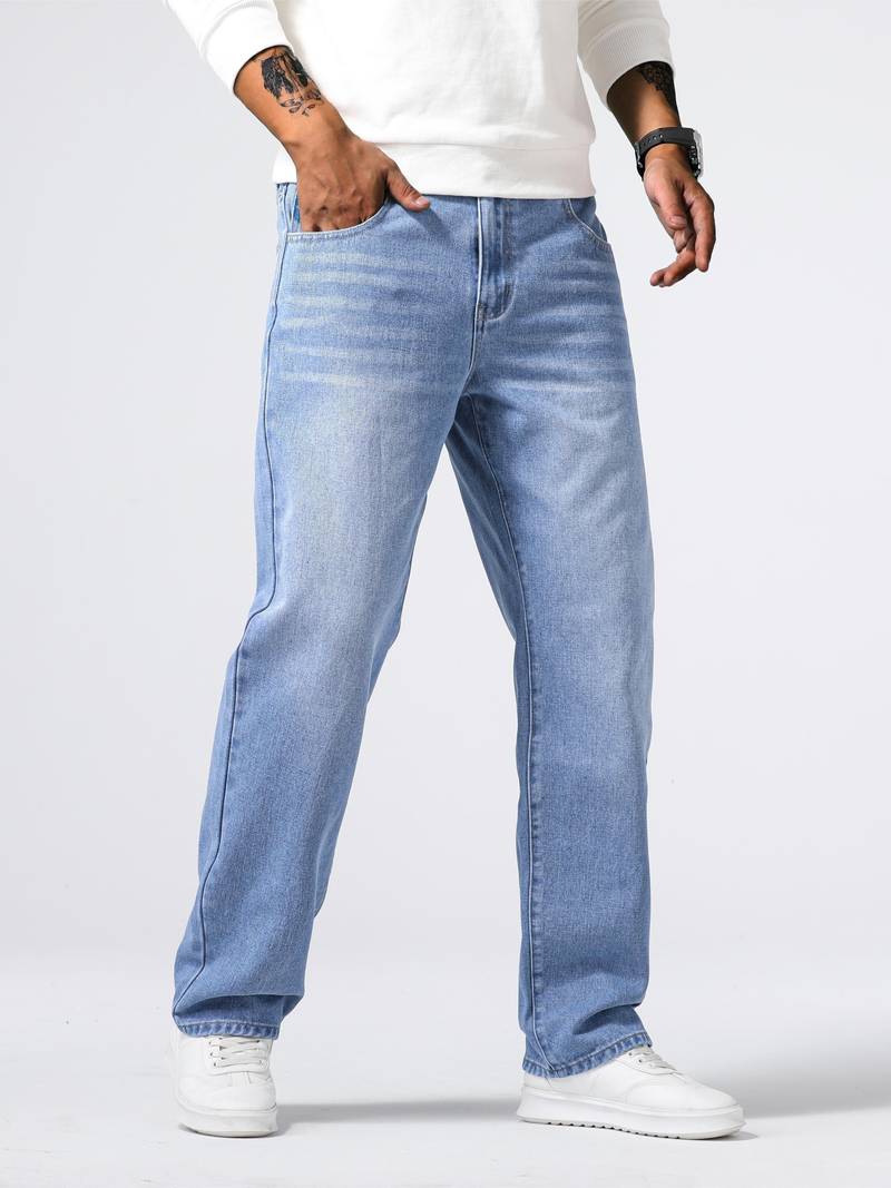 Herren Jeans Gerade Bein Lässig - IdealeKleiden