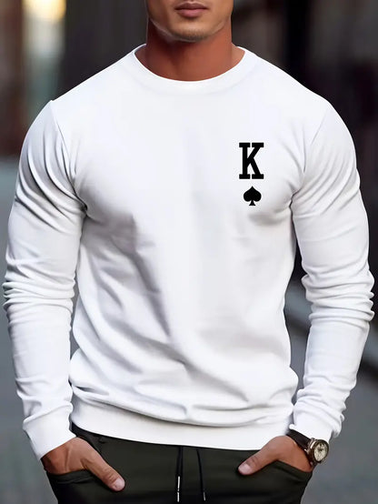 Klassischer Herren Pullover Rundhals Ausgezeichnete Qualität