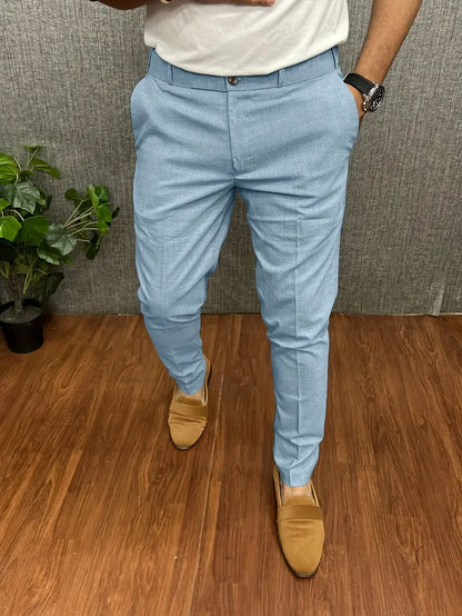 Herren Anzughose Halbformell Elegant