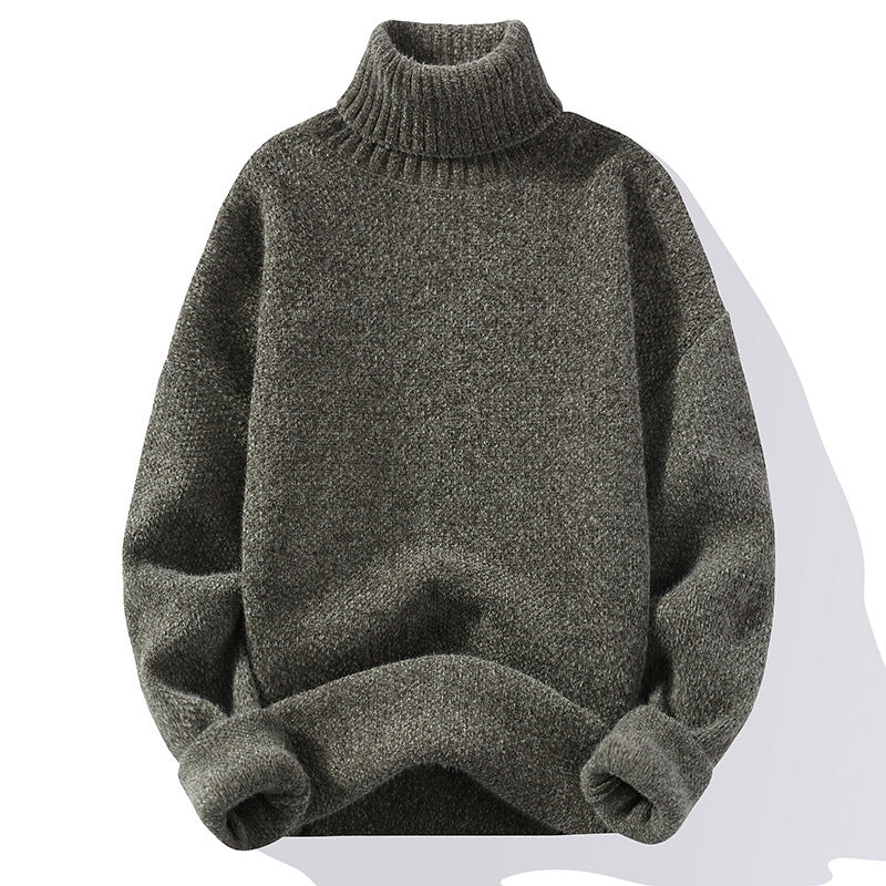 Weiches Strickkleid Rollkragen